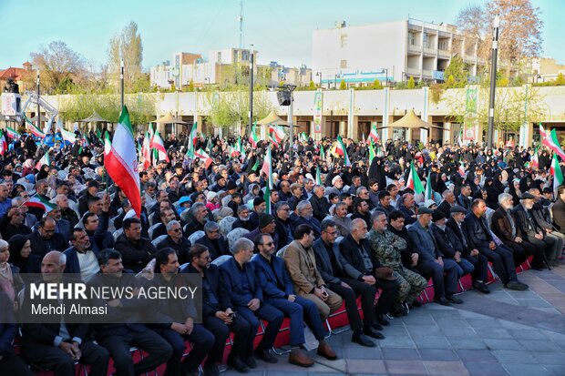 یادواره شهدا وعده صادق در زنجان