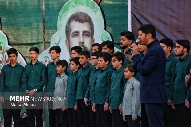 یادواره شهدا وعده صادق در زنجان