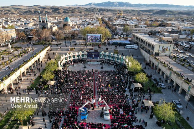 یادواره شهدا وعده صادق در زنجان