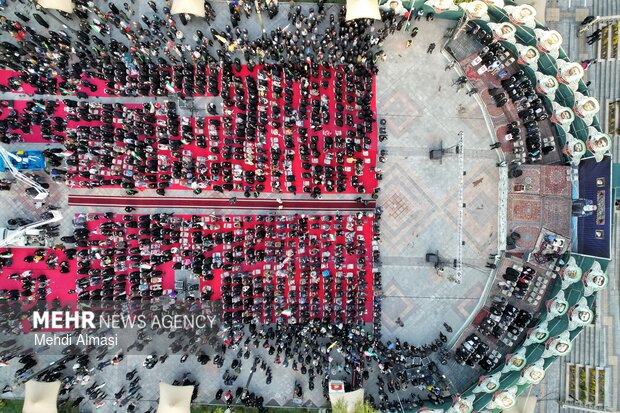 یادواره شهدا وعده صادق در زنجان