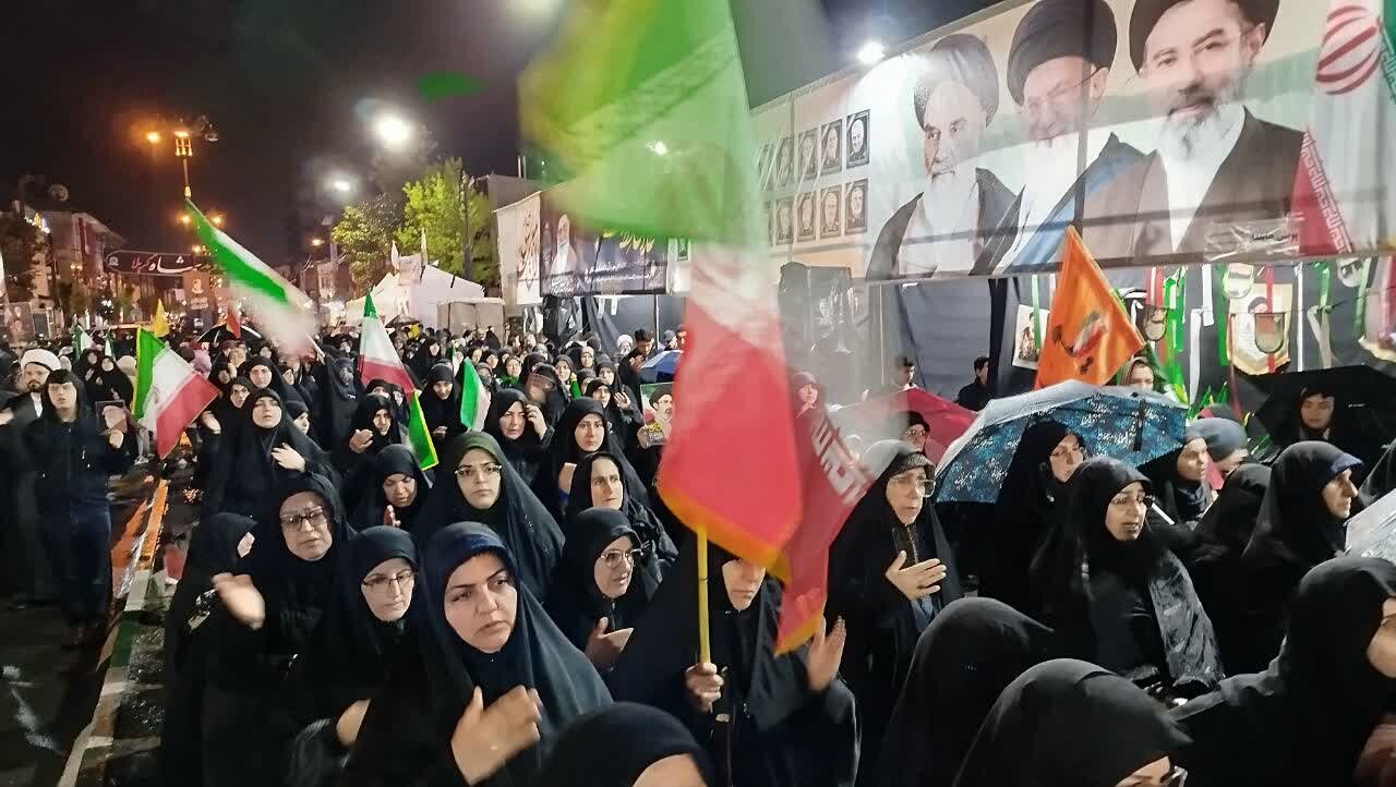 گزارش میدانی خبرنگار مهر از حضور مردم در آستانه اشرفیه