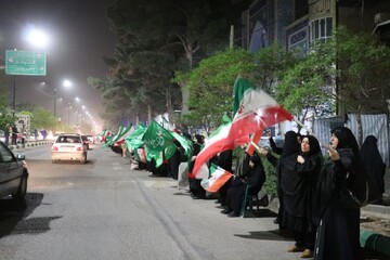 حضور مقتدر مردم شهرستان تربت جام در شب چهل و پنجم