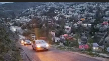 کاروان خودرویی در لاریجان