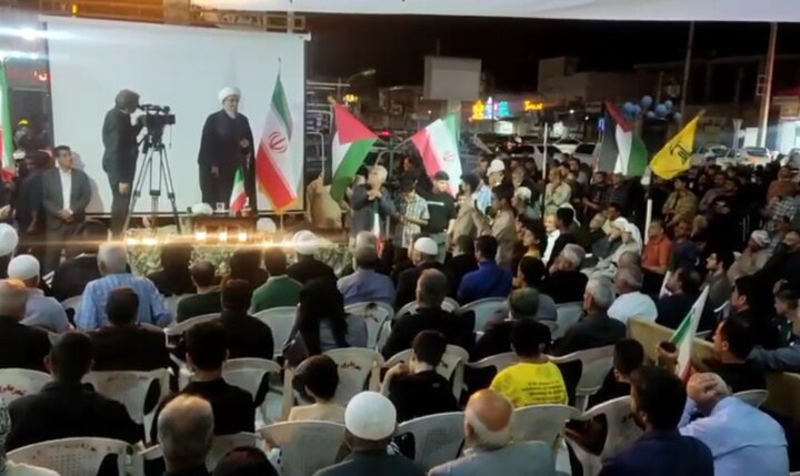 تجمع مردمی در چغادک