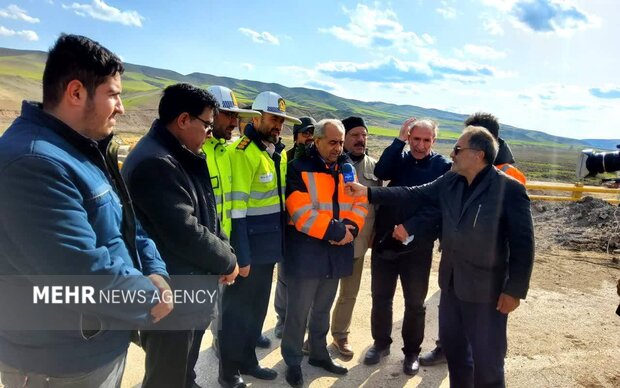 سرمست:مسیر فرعی جایگزین پل هشترود، تا ۵ روز آینده آماده میشود
