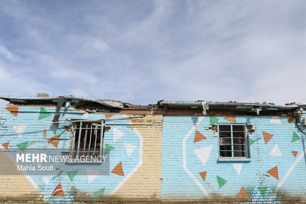 آثار تجاوزات آمریکایی- صهیونیستی بر مدرسه دکتر حافظی در اراک