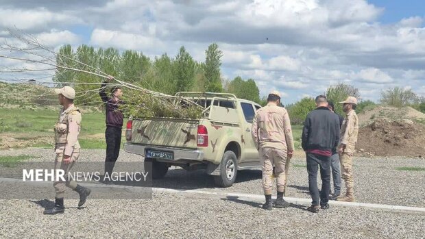 رفع تصرف‌های غیرقانونی در حریم قلعه تاریخی اولتان استان اردبیل