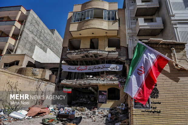 بازدید فعالین رسانه‌ای ترکیه از آثار تجاوزات آمریکایی- صهیونی در تبریز