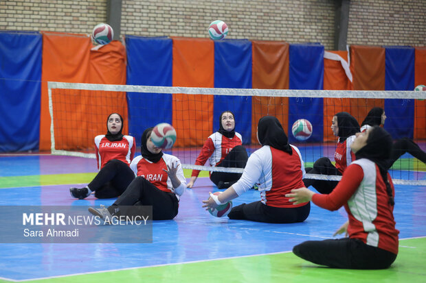 اردوی والیبال نشسته بانوان در مشهد