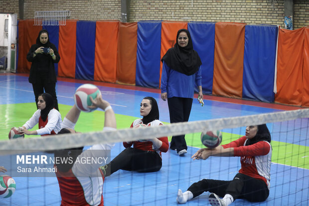 اردوی والیبال نشسته بانوان در مشهد
