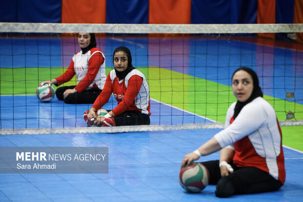 اردوی والیبال نشسته بانوان در مشهد