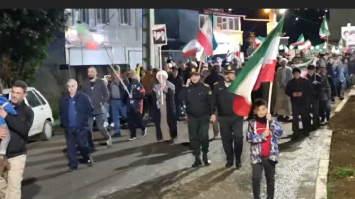 خروش مردم انقلابی شهر دالخانی