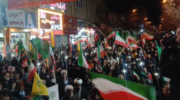 لبیک حماسی مردم تکاب به ندای رهبری در موج چهل و ششم مقاومت ملی