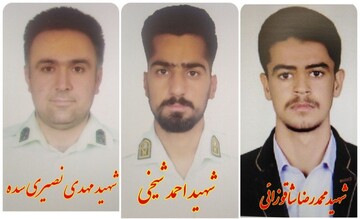 اولین تصاویر و اسامی شهدای حادثه تروریستی سراوان