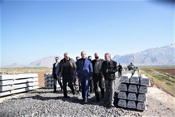 پیشرفت ۸۷ درصدی زیرسازی راه‌آهن کرمانشاه-اسلام‌آباد غرب