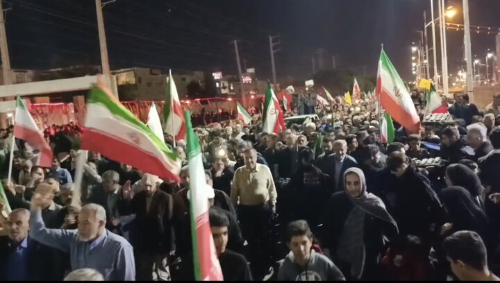 تجلی حماسه حضور گچسارانی ها در شب چهل و ششم