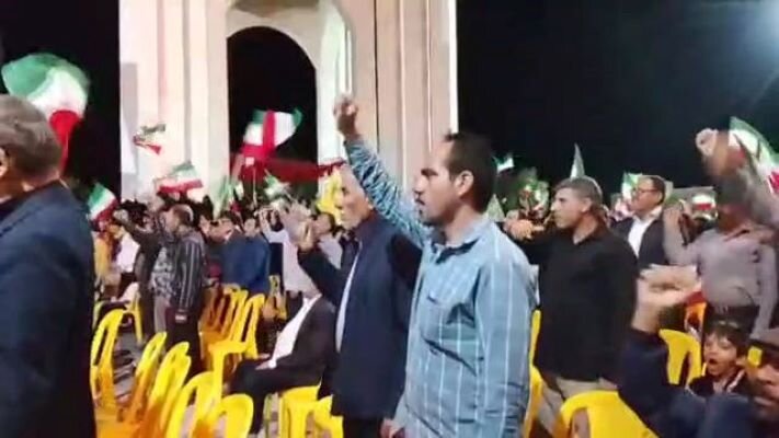اجتماع باشکوه مردم انقلابی آبدان