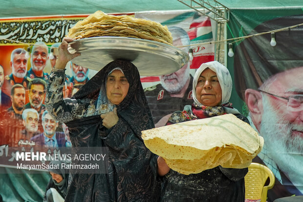 پخت نان سنتی در کوار