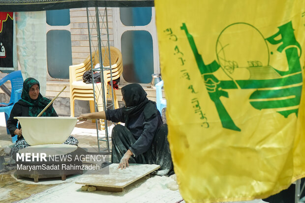 پخت نان سنتی در کوار