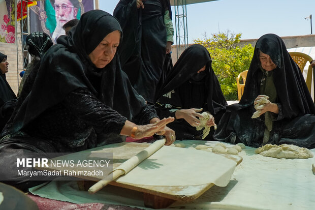 پخت نان سنتی در کوار