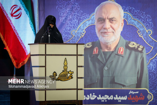 مراسم هفتمین روز شهادت سردار شهید مجید خادمی