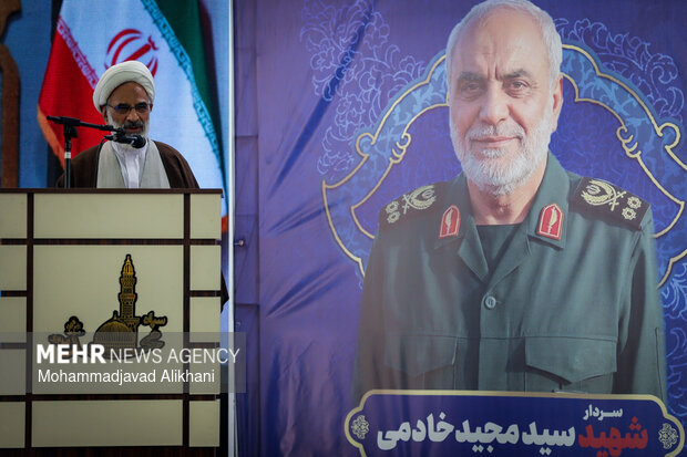 مراسم هفتمین روز شهادت سردار شهید مجید خادمی