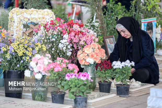 مراسم چهلمین روز شهادت شهدای جنگ رمضان 3