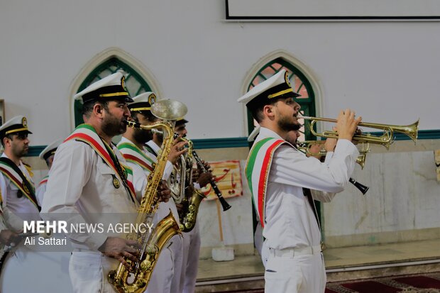 مراسم اربعین شهدای ناوشکن‌های دنا و جماران در بندرعباس