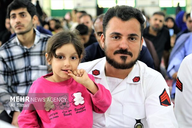 مراسم اربعین شهدای ناوشکن‌های دنا و جماران در بندرعباس