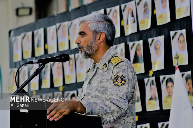 مراسم اربعین شهدای ناوشکن‌های دنا و جماران در بندرعباس