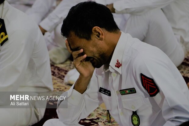 مراسم یابود شهید کیشوند ناوشکن دنا