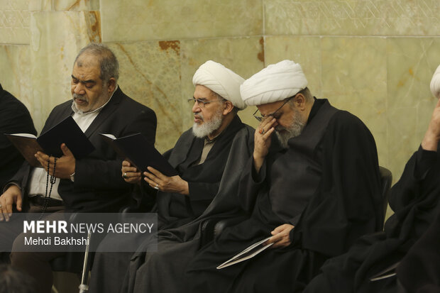 مراسم هفتمین روز شهادت دکتر سید کمال خرازی در قم