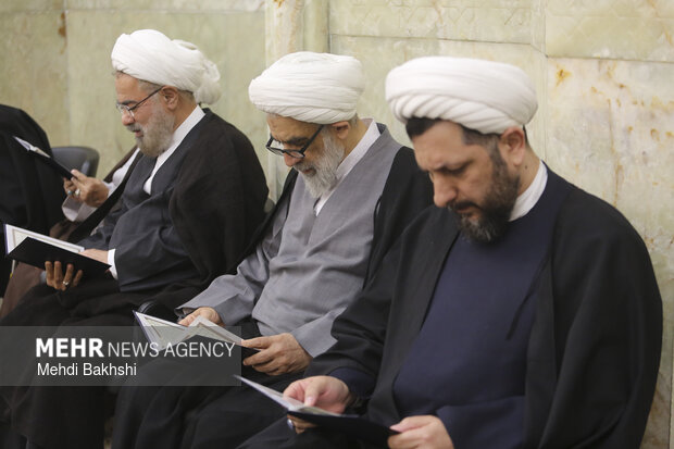 مراسم هفتمین روز شهادت دکتر سید کمال خرازی در قم