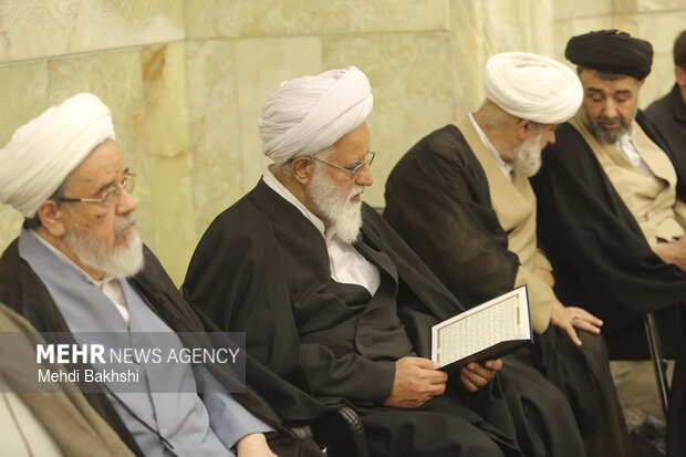 مراسم هفتمین روز شهادت دکتر سید کمال خرازی در قم