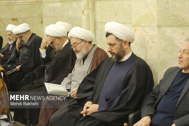 مراسم هفتمین روز شهادت دکتر سید کمال خرازی در قم