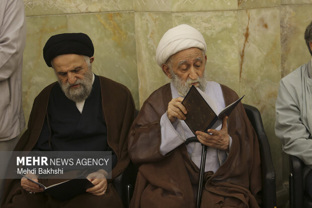 مراسم هفتمین روز شهادت دکتر سید کمال خرازی در قم