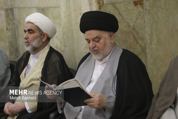 مراسم هفتمین روز شهادت دکتر سید کمال خرازی در قم