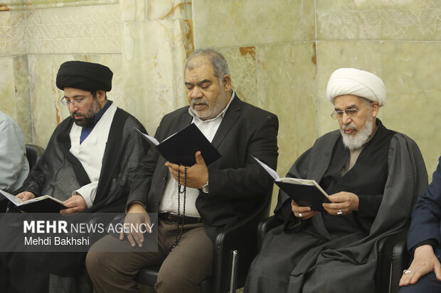 مراسم هفتمین روز شهادت دکتر سید کمال خرازی در قم