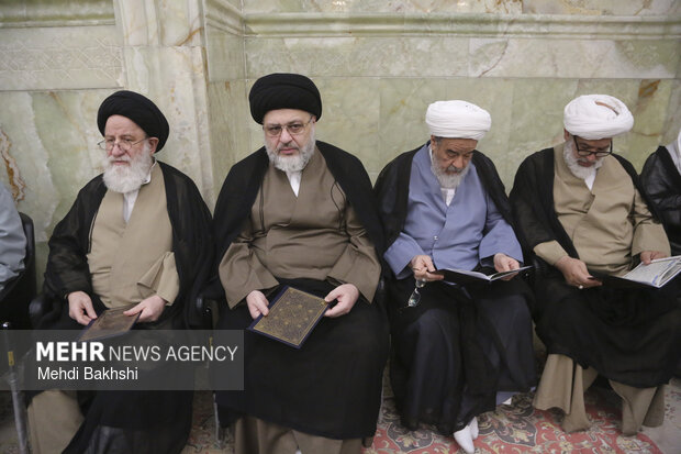 مراسم هفتمین روز شهادت دکتر سید کمال خرازی در قم