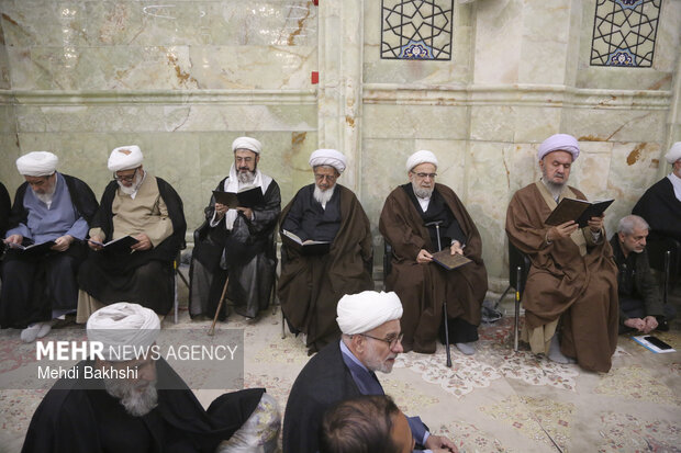 مراسم هفتمین روز شهادت دکتر سید کمال خرازی در قم