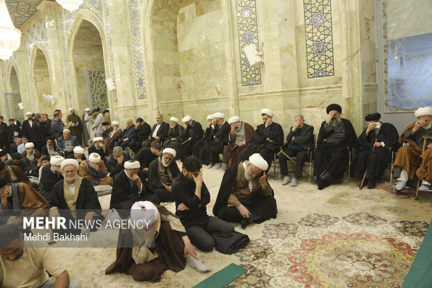 مراسم هفتمین روز شهادت دکتر سید کمال خرازی در قم