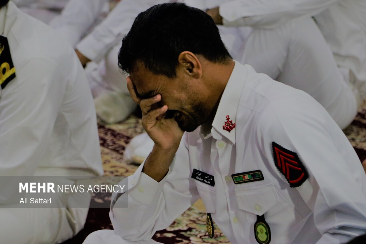 مراسم یابود شهید کیشوند ناوشکن دنا