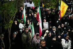 حضور مردم انقلابی لنگرود در چهل و نهمین شب