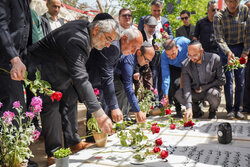 کلیمیان شیراز در کنار شهدای جنگ رمضان؛ مرزبندی مشخص با صهیونیسم