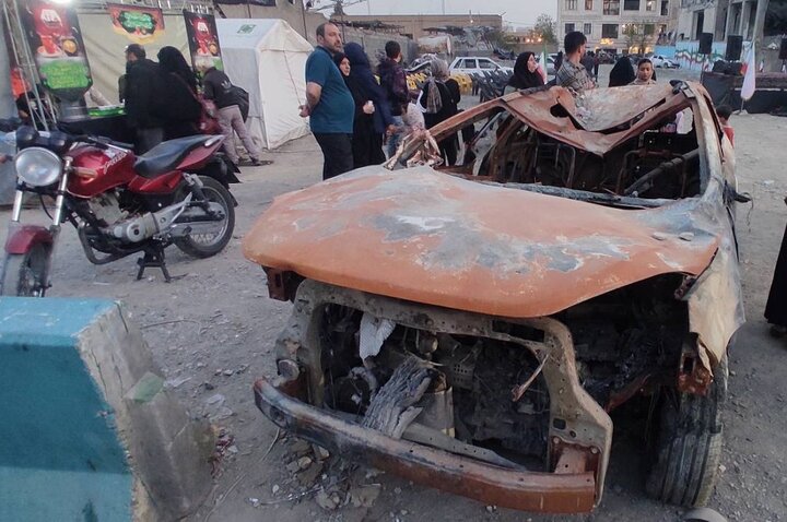 شبی که آوار، پرچم‌ها، عکس‌ها و خاطره‌ها دوباره جان گرفته بودند