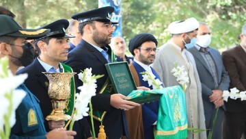 کاروان خدام حضرت معصومه(س) به کرمانشاه رسید