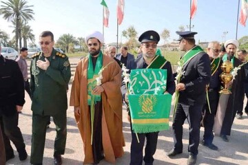 آیین استقبال از پرچم متبرک حضرت فاطمه معصومه(س) در مازندران