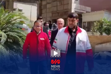 بازدید معاون فدراسیون بین المللی صلیب سرخ از بیمارستان گاندی