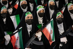 رزمایش دختران جان فدا در گرگان