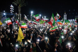 تجدید بیعت مردم لنگرود با رهبری در شب پنجاه و سوم